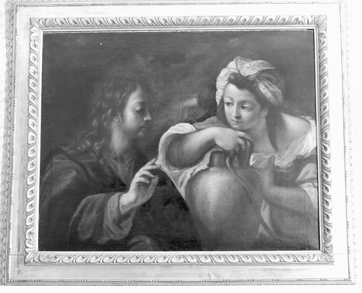 Cristo e la Samaritana (dipinto) - ambito emiliano-romagnolo (sec. XVII)