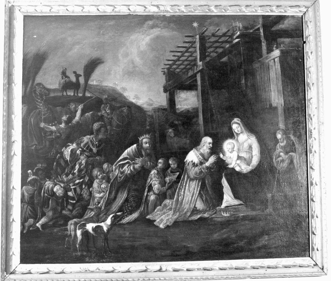 Adorazione dei Magi (dipinto) - ambito emiliano-romagnolo (secc. XVII/ XVIII)