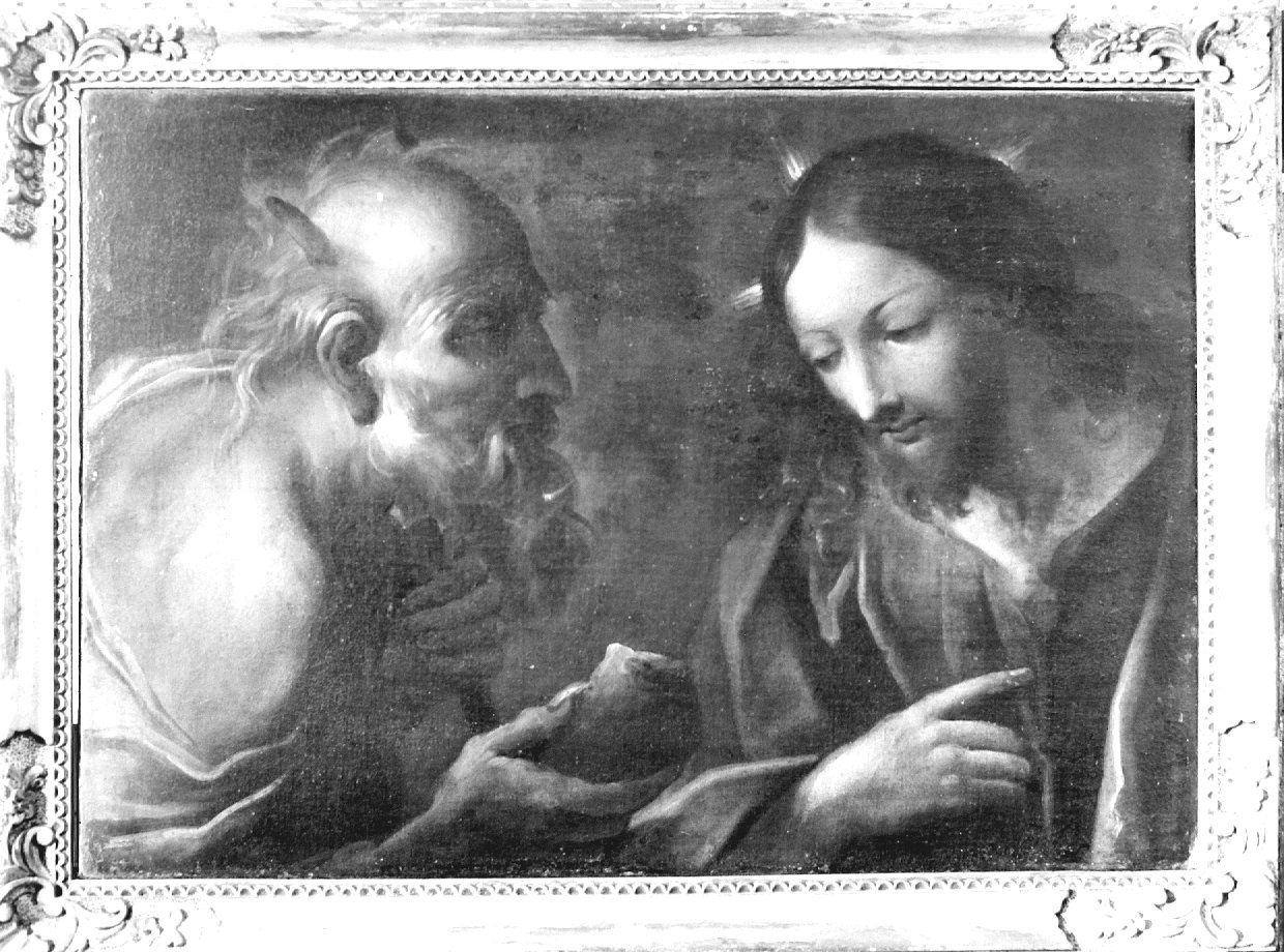 Cristo tentato da Satana (dipinto) - ambito emiliano-romagnolo (inizio sec. XIX)