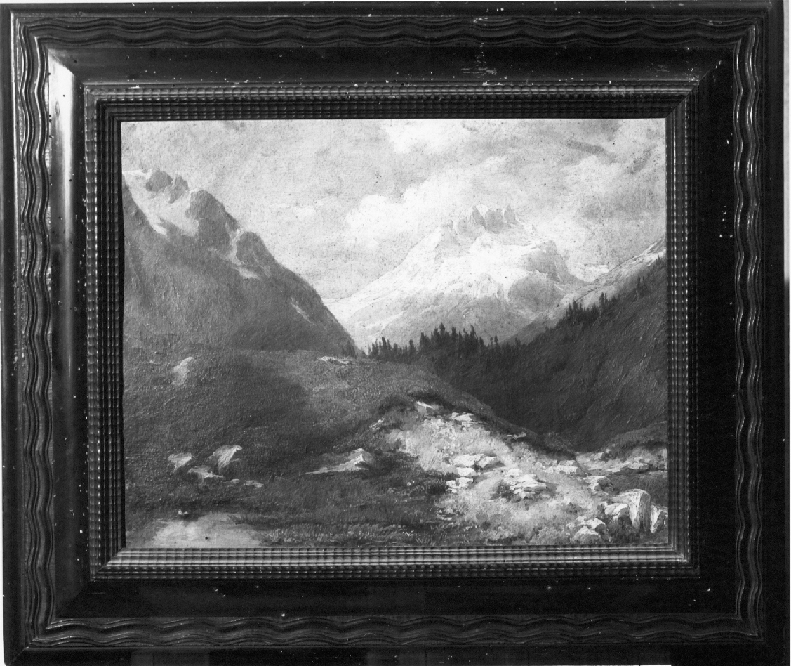 Paesaggio (dipinto) - ambito emiliano-romagnolo (secc. XIX/ XX)