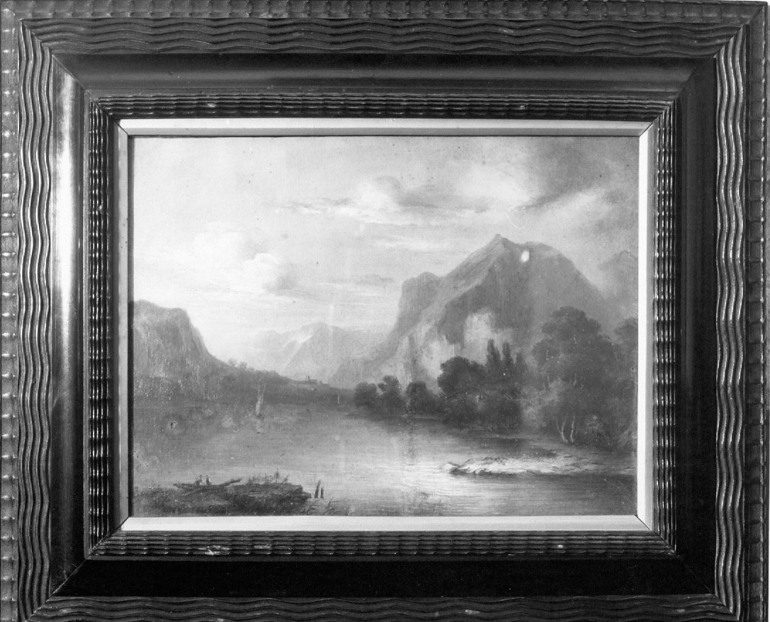 Paesaggio montano (dipinto, serie) - ambito emiliano-romagnolo (secc. XIX/ XX)