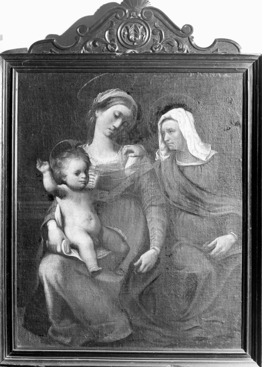 Madonna col Bambino e Sant'Anna (dipinto) - ambito emiliano-romagnolo (sec. XVIII)