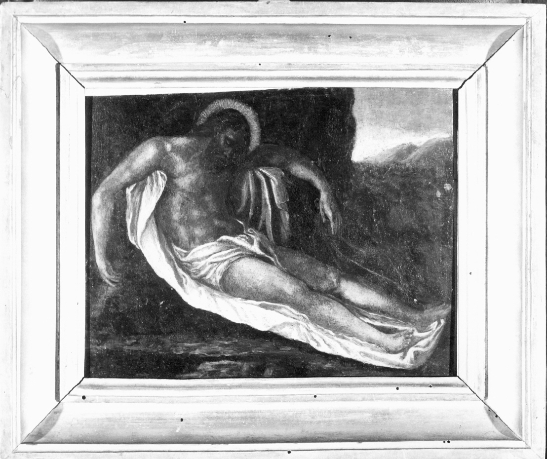 Cristo deposto dalla croce (dipinto) - ambito emiliano-romagnolo (sec. XVIII)
