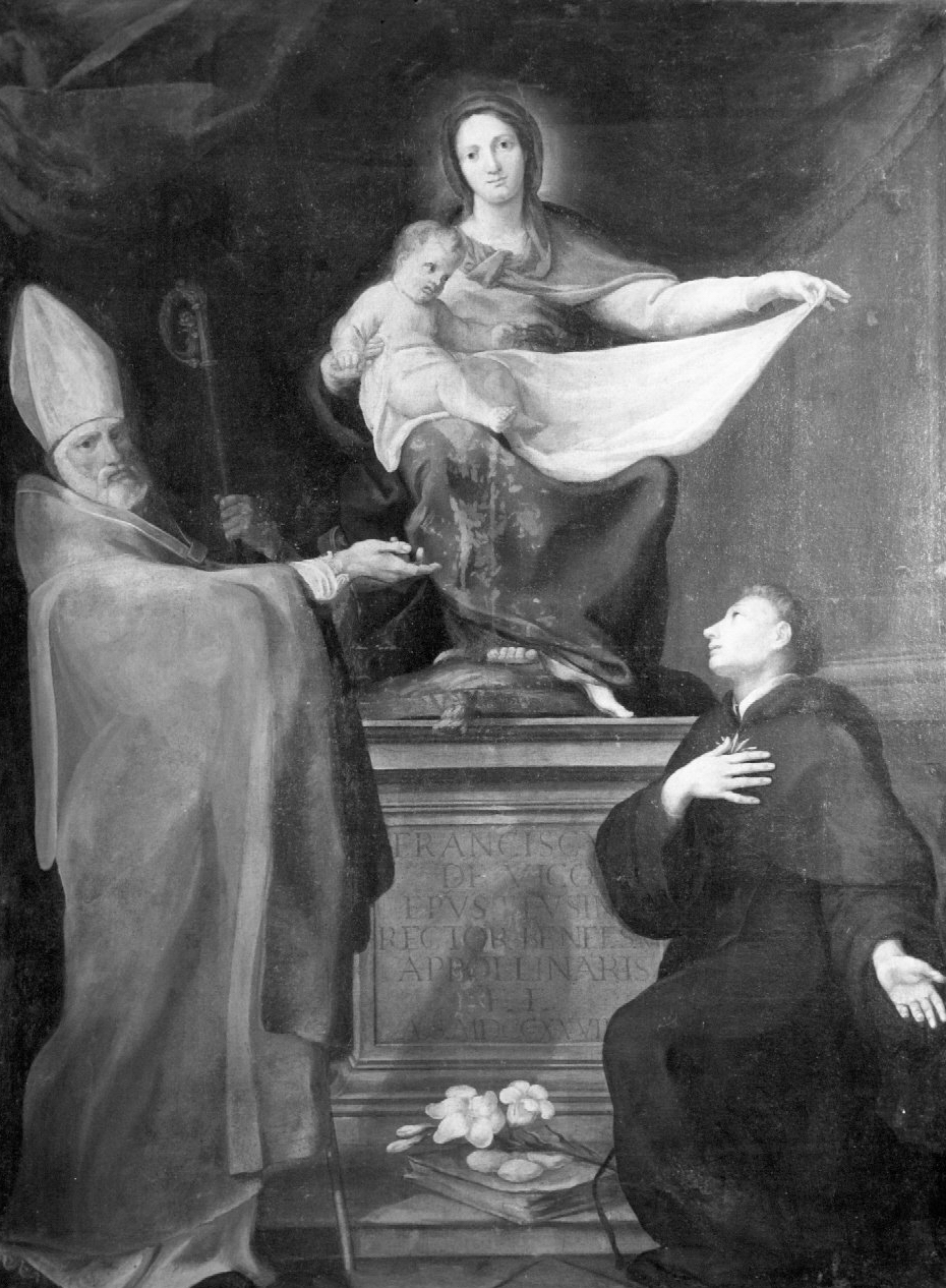 Madonna col Bambino in trono e Santi (dipinto) - ambito emiliano-romagnolo (sec. XVIII)