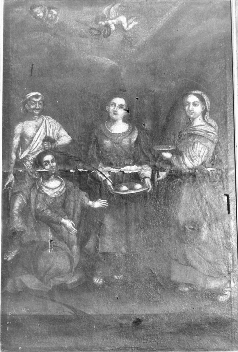 Santa Agata e Santa Lucia (dipinto) - ambito emiliano-romagnolo (secc. XVII/ XVIII)