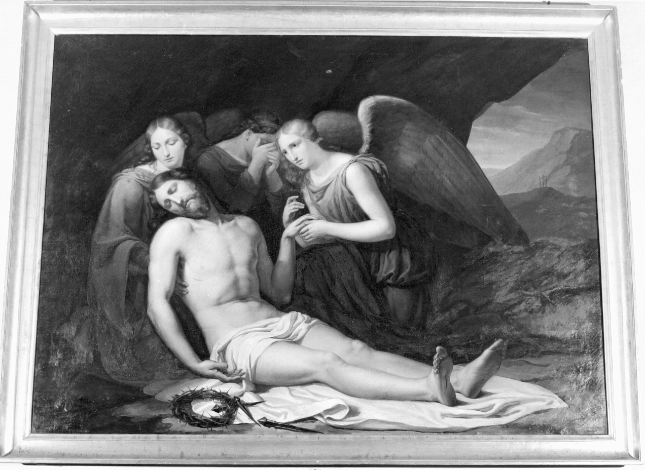 Deposizione di Cristo (dipinto) - ambito emiliano-romagnolo (secc. XVII/ XVIII)
