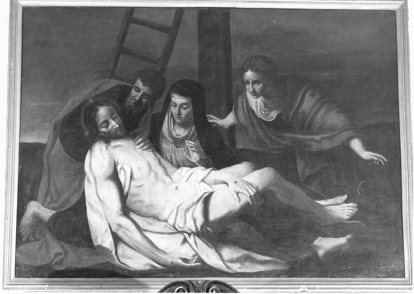 Deposizione di Cristo dalla croce (dipinto) - ambito emiliano-romagnolo (sec. XVIII)