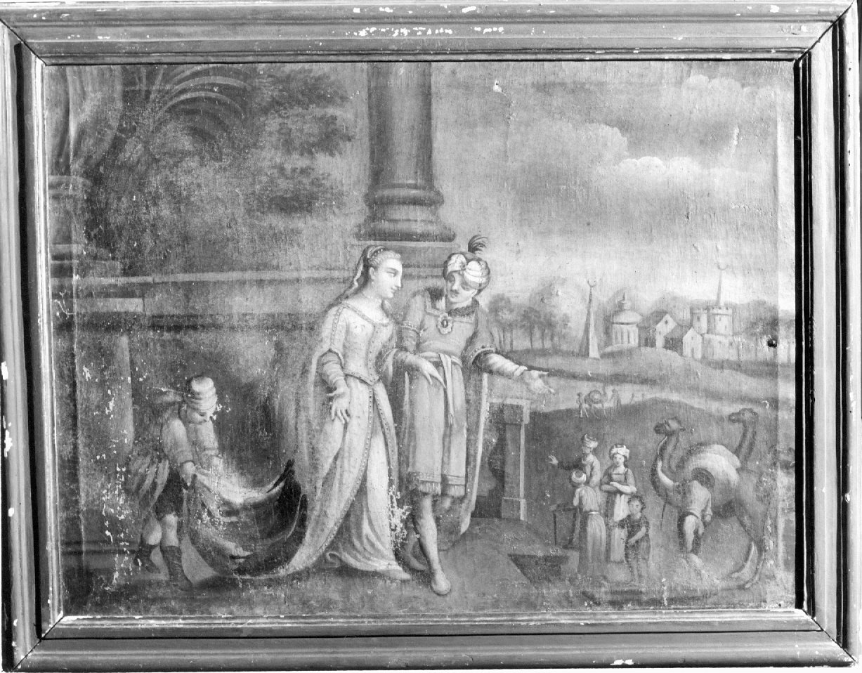 Scena con figure (dipinto) - ambito emiliano-romagnolo (sec. XVIII)