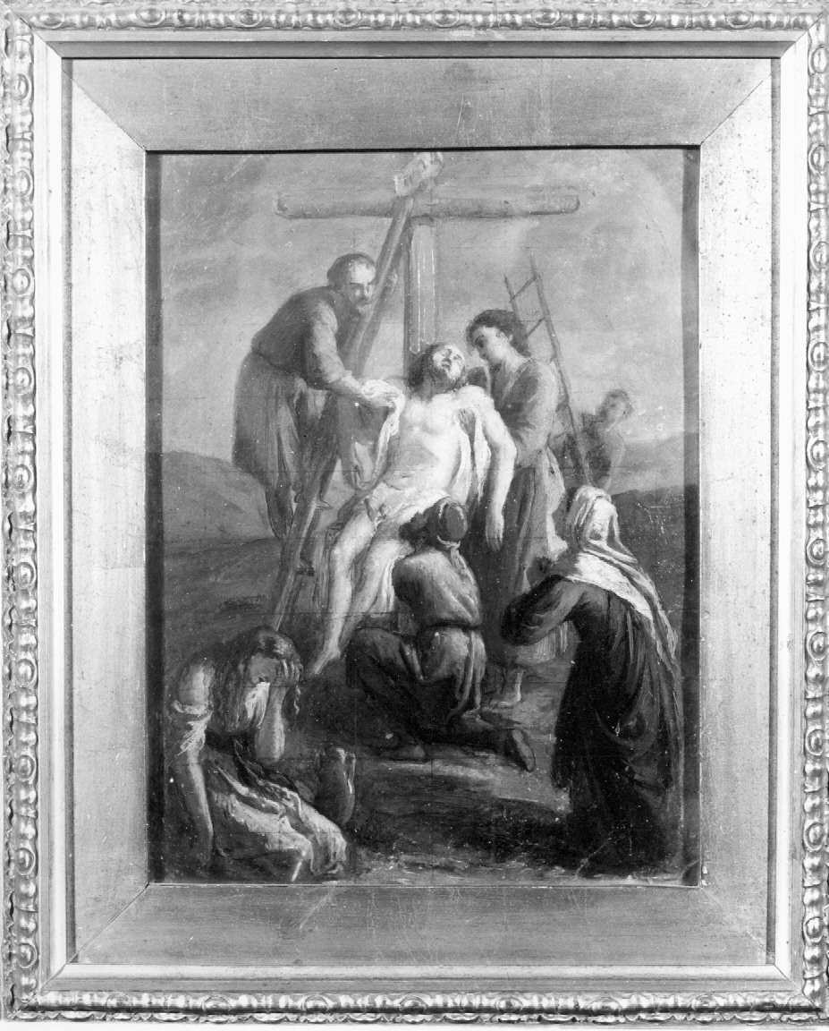 Deposizione di Cristo dalla croce (dipinto) - ambito emiliano-romagnolo (inizio sec. XX)