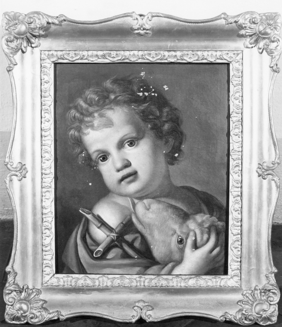 San Giovannino con l'agnello (dipinto) - ambito emiliano-romagnolo (sec. XIX)