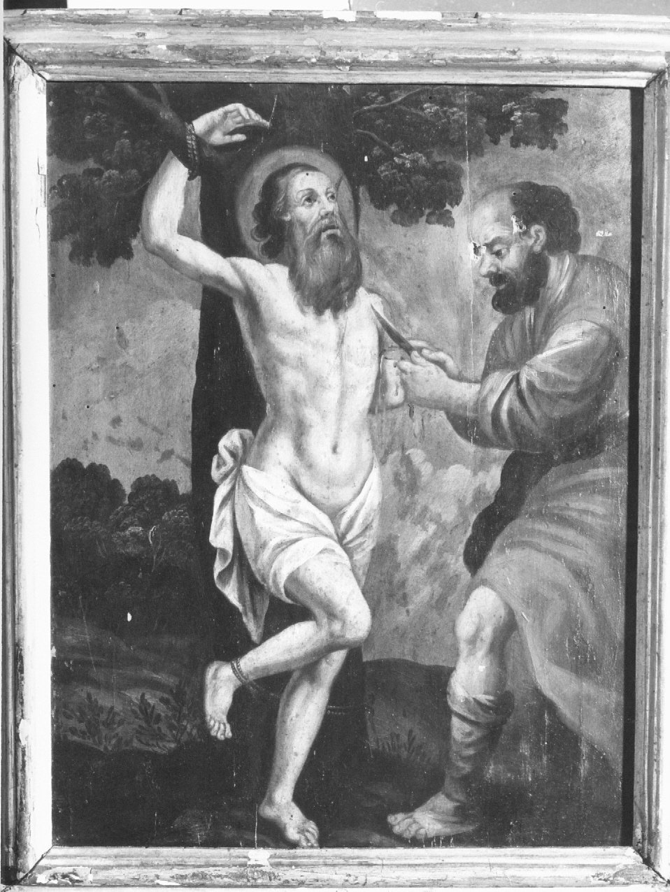 Martirio di San Bartolomeo (dipinto) - ambito emiliano-romagnolo (sec. XVIII)