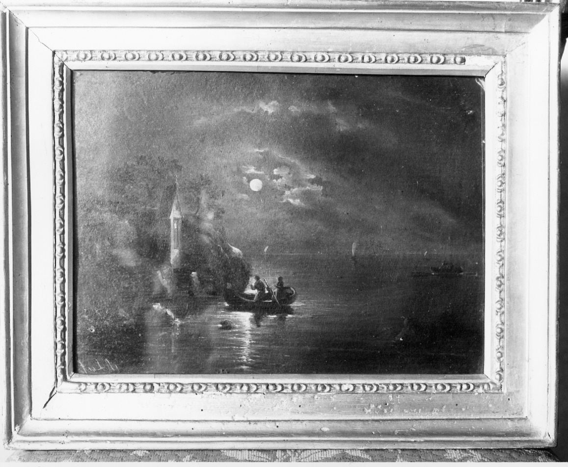 Paesaggio (dipinto) - ambito emiliano-romagnolo (fine sec. XIX)