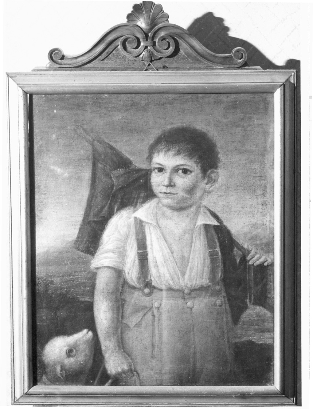 Ritratto di bambino (dipinto) - ambito emiliano-romagnolo (sec. XVIII)