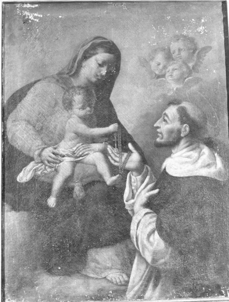 Madonna con San Domenico (dipinto) - ambito emiliano-romagnolo (fine sec. XVIII)