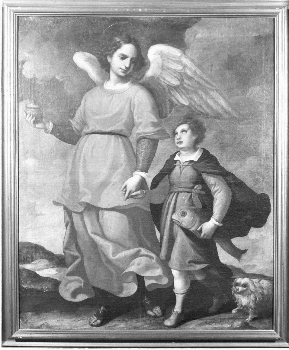 Tobia e San Raffaele Arcangelo (dipinto) - ambito emiliano-romagnolo (fine/inizio secc. XVIII/ XIX)