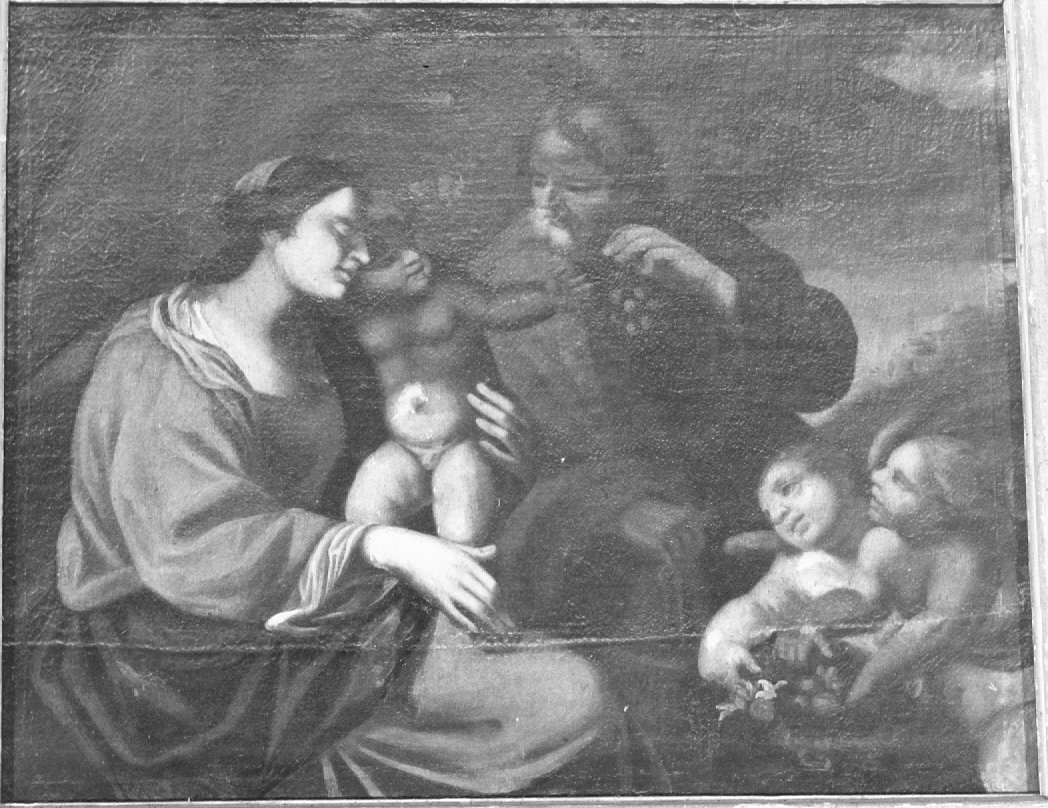 Sacra famiglia (dipinto) - ambito emiliano-romagnolo (inizio sec. XVIII)