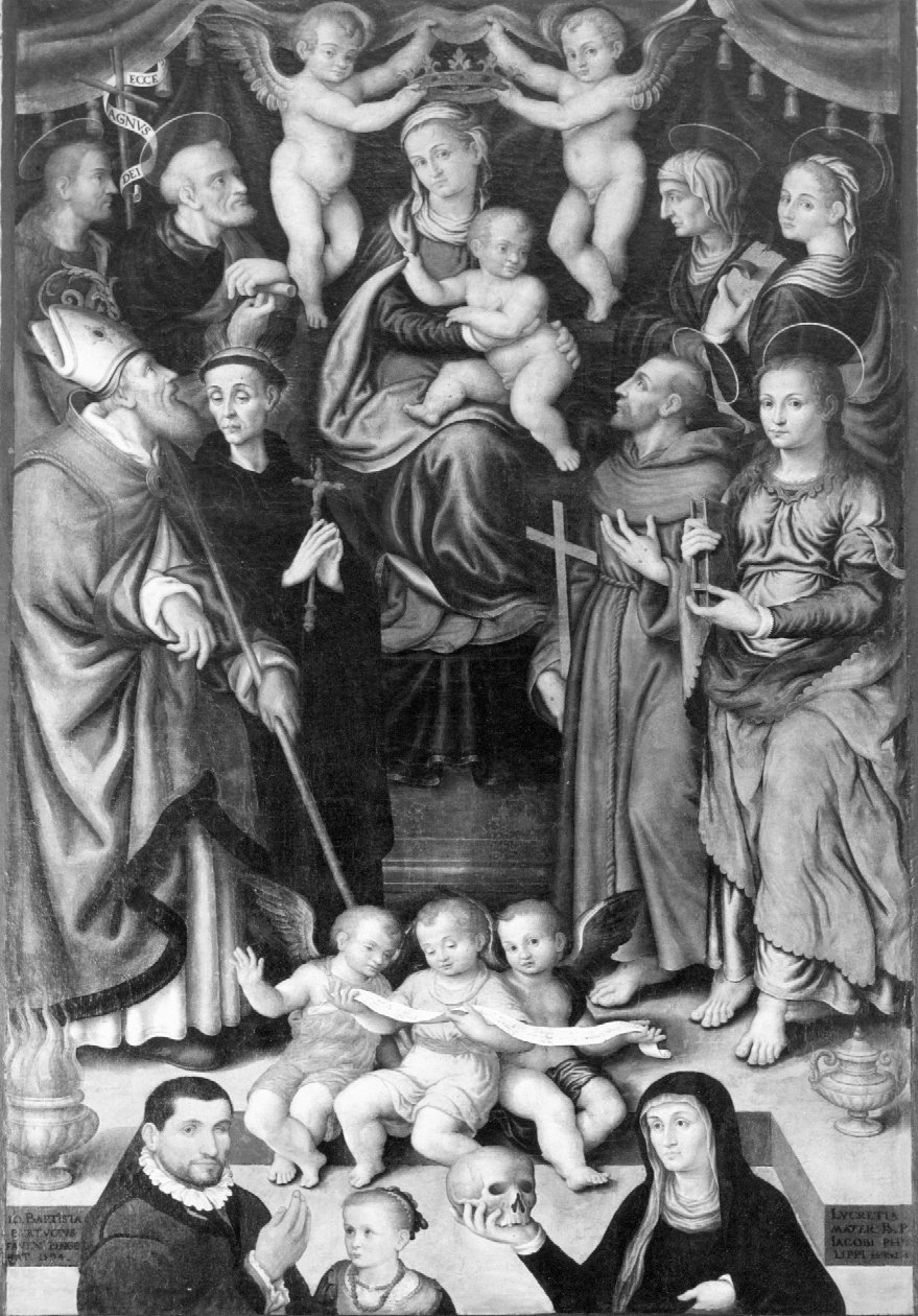 San Filippo Bertoni (pala d'altare) di Bertucci Giovanni Battista il Giovane (sec. XVI)