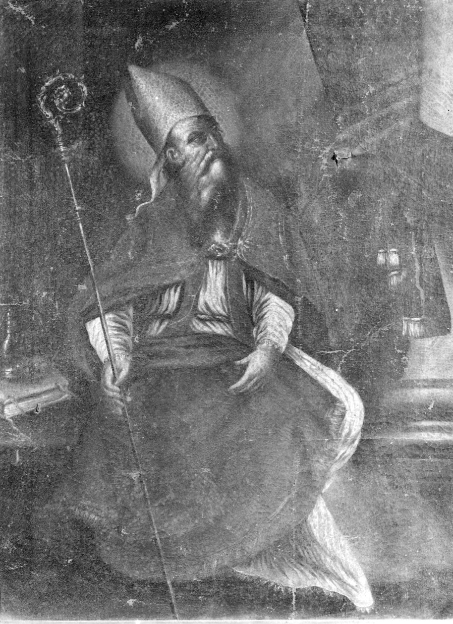 Ritratto di Vescovo (dipinto) - ambito emiliano-romagnolo (sec. XVII)