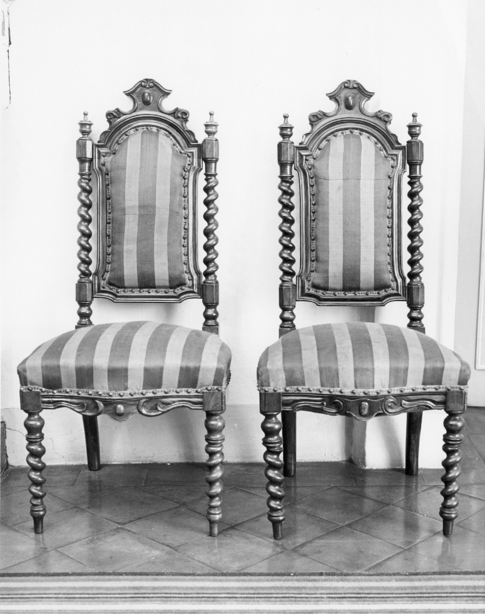 poltroncina, serie - produzione lombarda (fine sec. XIX)