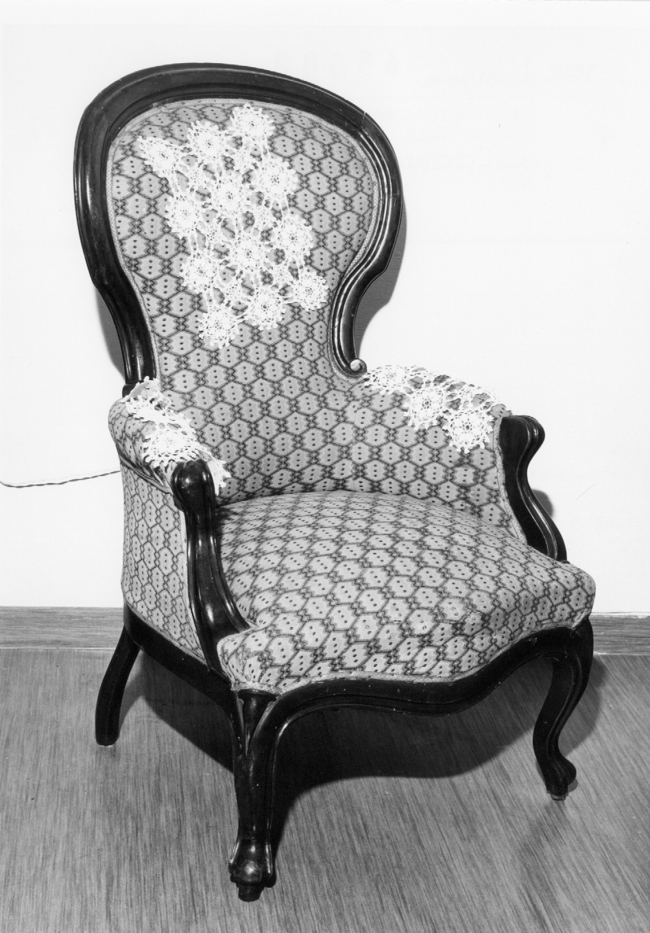 poltrona - ambito emiliano-romagnolo (seconda metà sec. XIX)