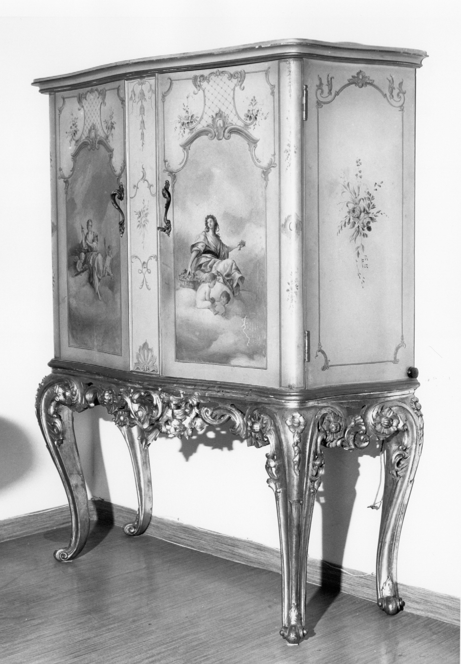 credenza - produzione lombarda (inizio sec. XX)