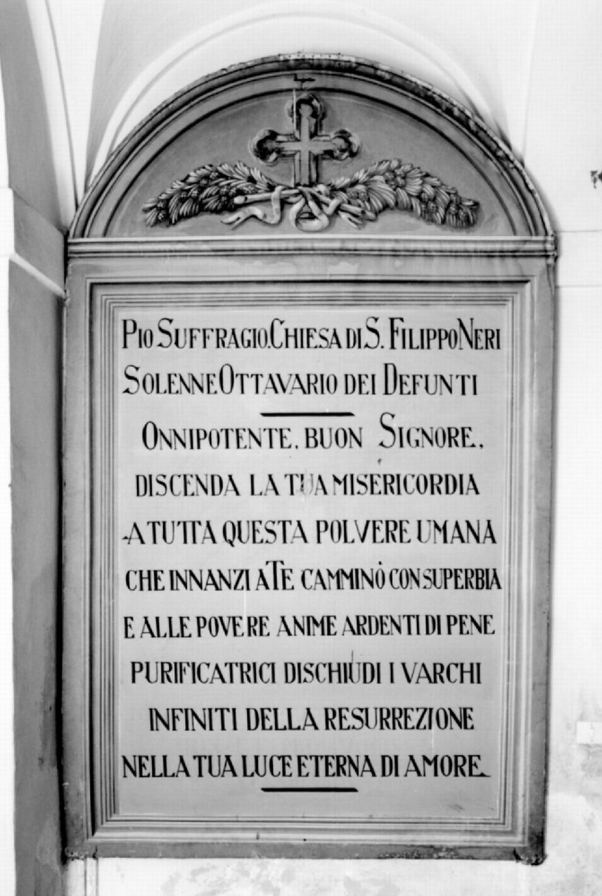 lapide - ambito faentino (fine sec. XIX)