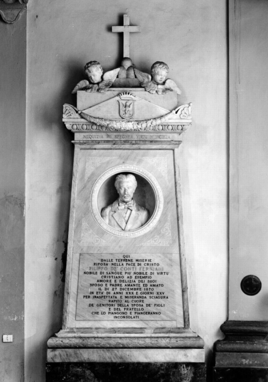 monumento funebre - ambito faentino (sec. XIX)