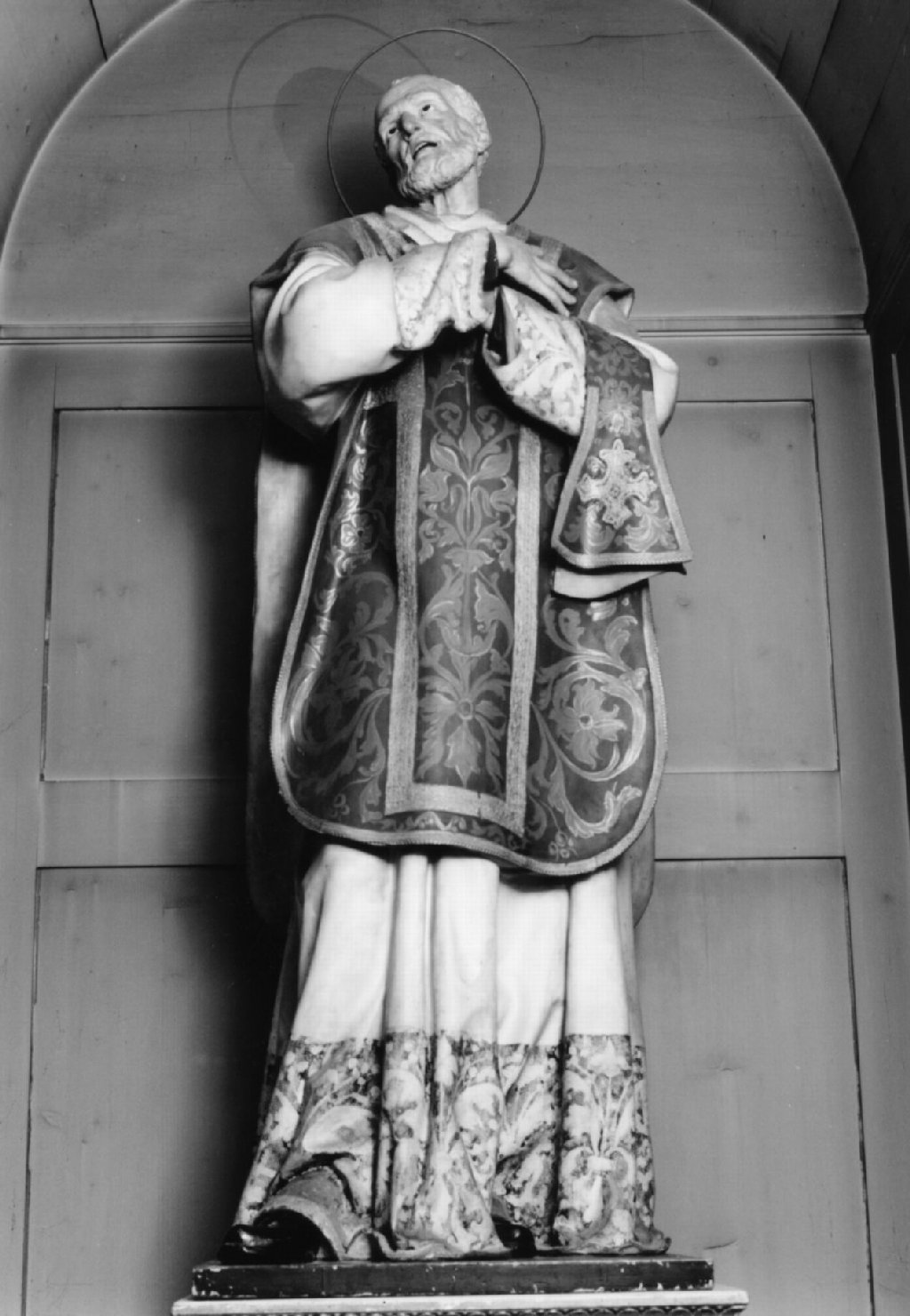 San Filippo Neri (statua) - manifattura di Faenza (prima metà sec. XIX)