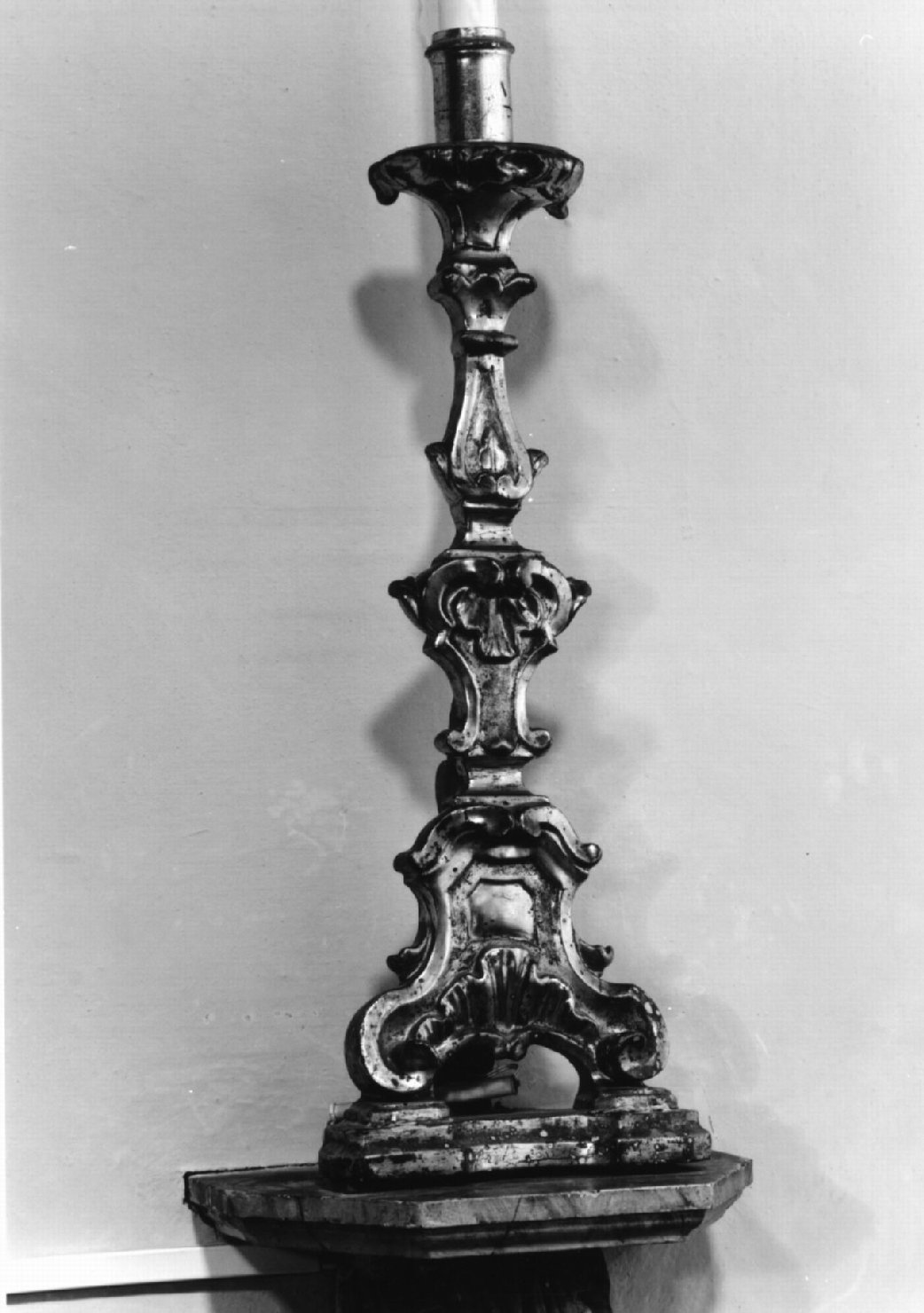 candeliere - produzione faentina (metà sec. XVIII)