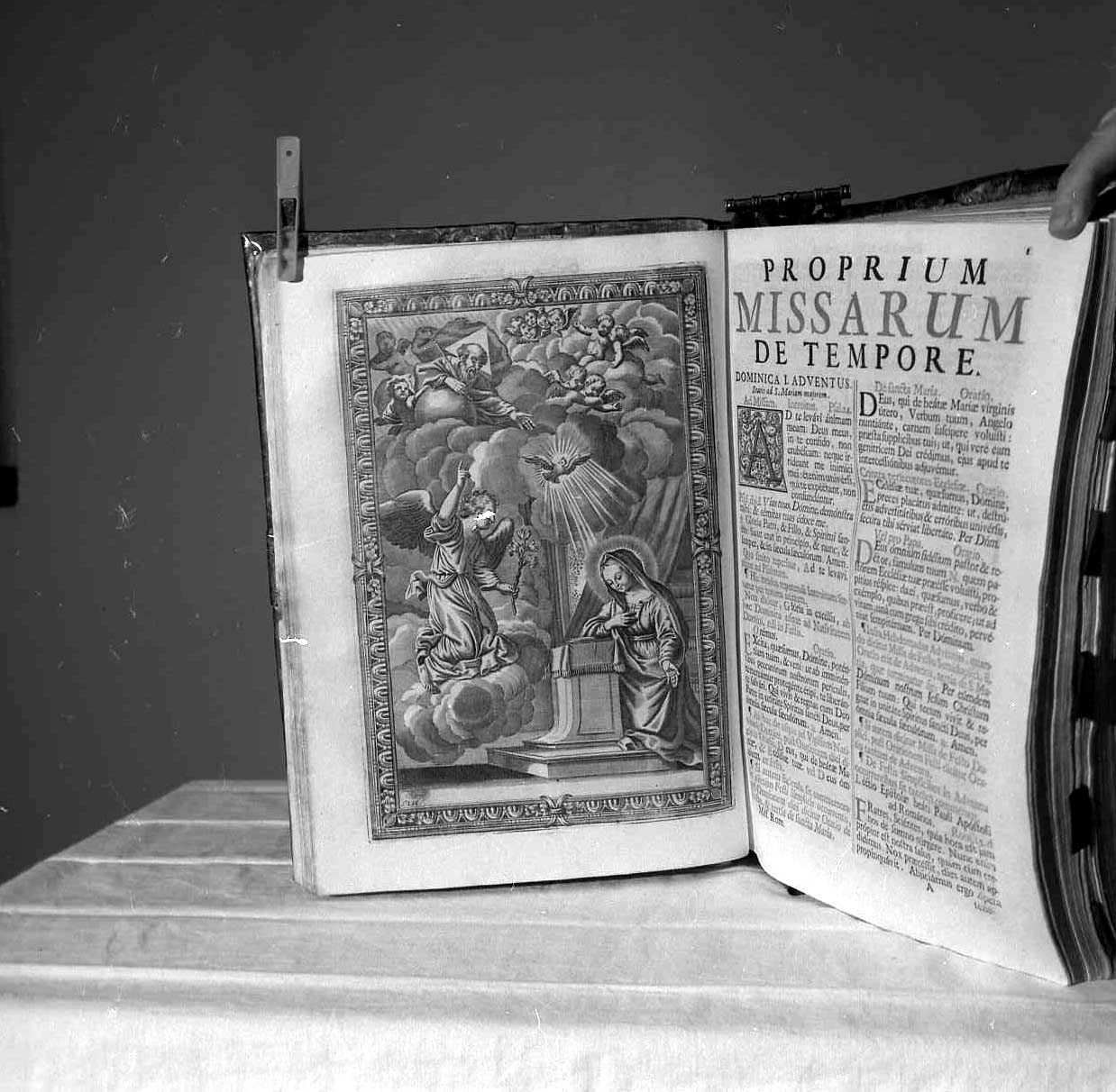 coperta di libro liturgico - bottega veneziana (sec. XVIII)