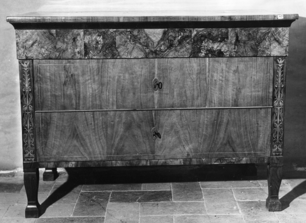 comò - bottega faentina (prima metà sec. XIX)