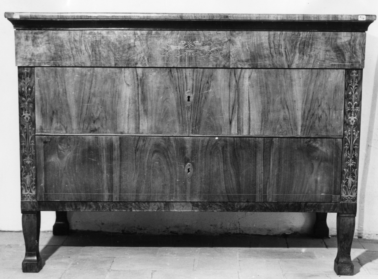 comò - bottega faentina (prima metà sec. XIX)