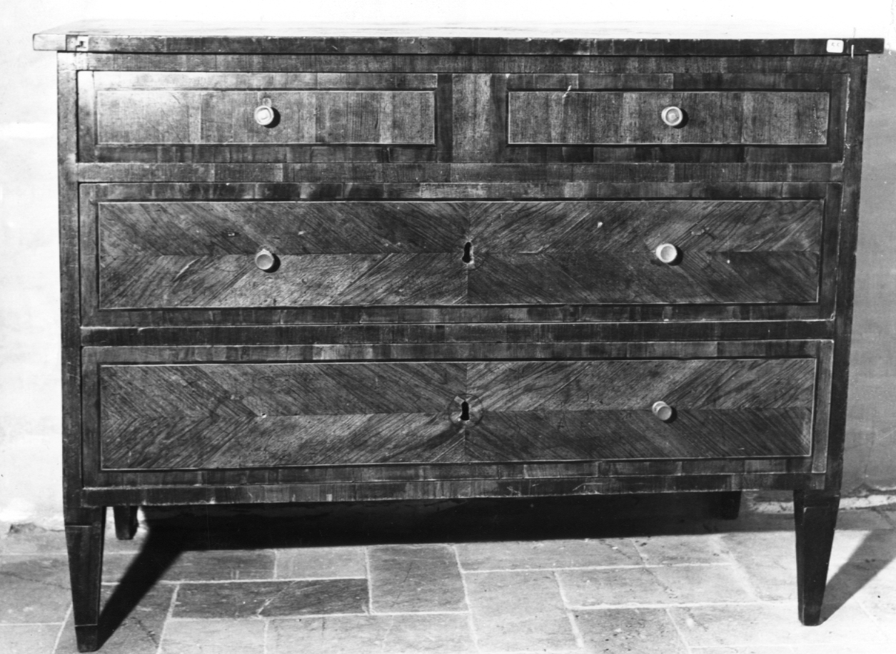 comò - bottega faentina (inizio sec. XIX)