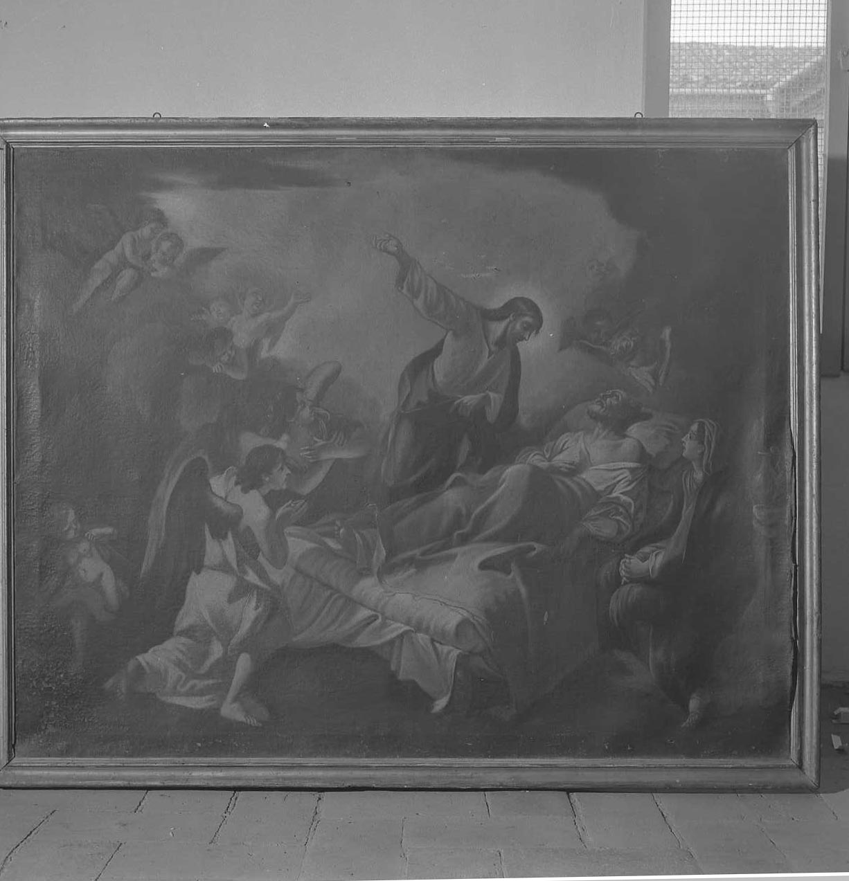 morte di San Giuseppe (dipinto) - ambito emiliano-veneto (sec. XVIII)
