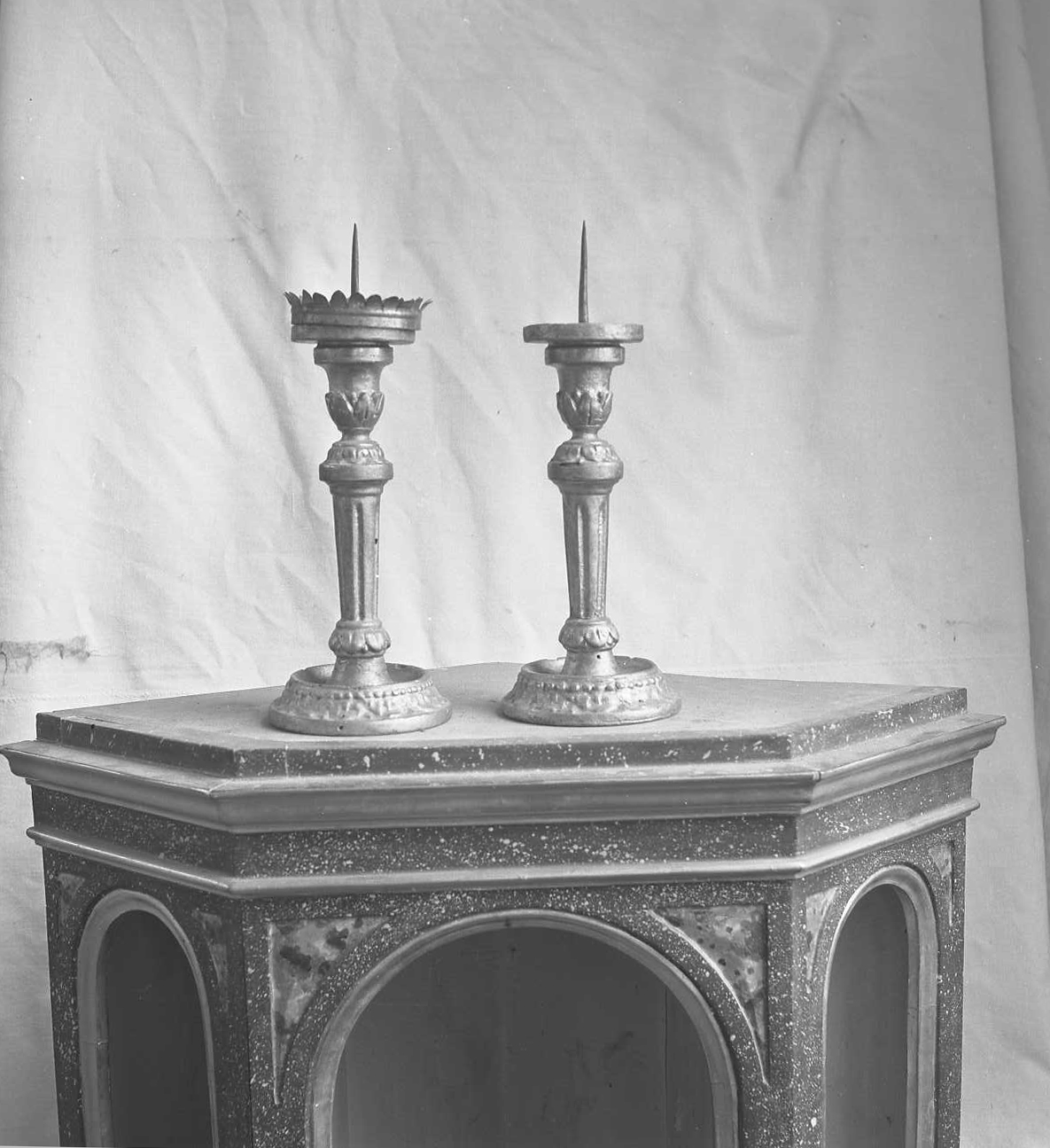 candeliere - bottega faentina (sec. XIX)