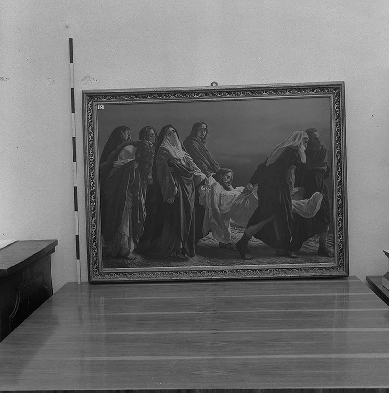 deposizione di Cristo dalla croce (dipinto) - ambito faentino (sec. XIX)