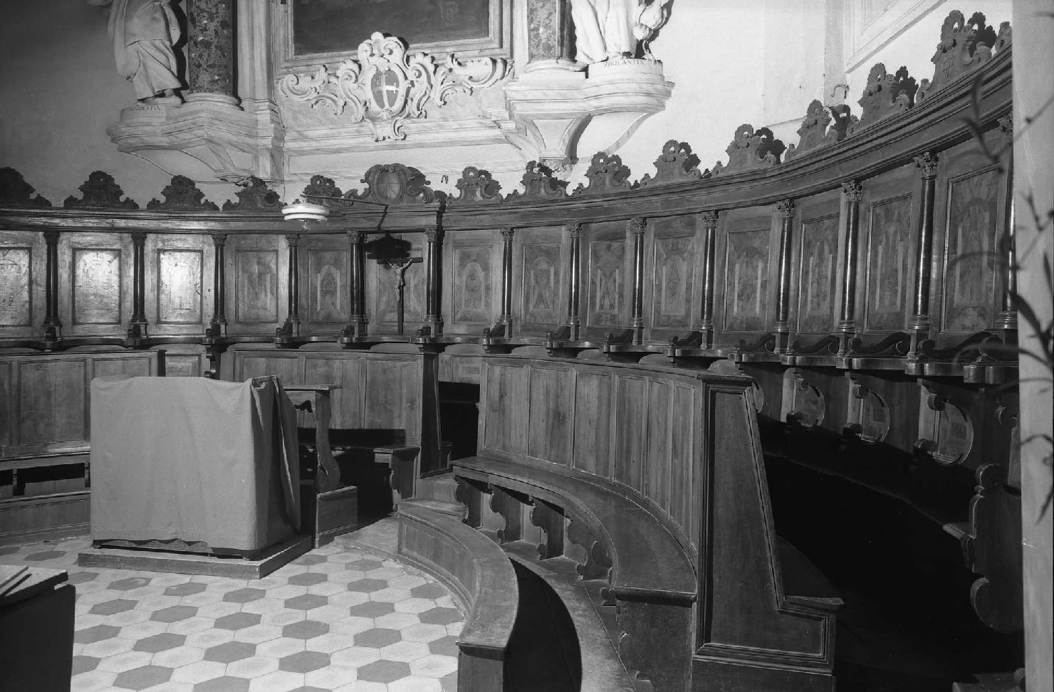 stalli del coro di Spada Giovan Battista (sec. XVIII)