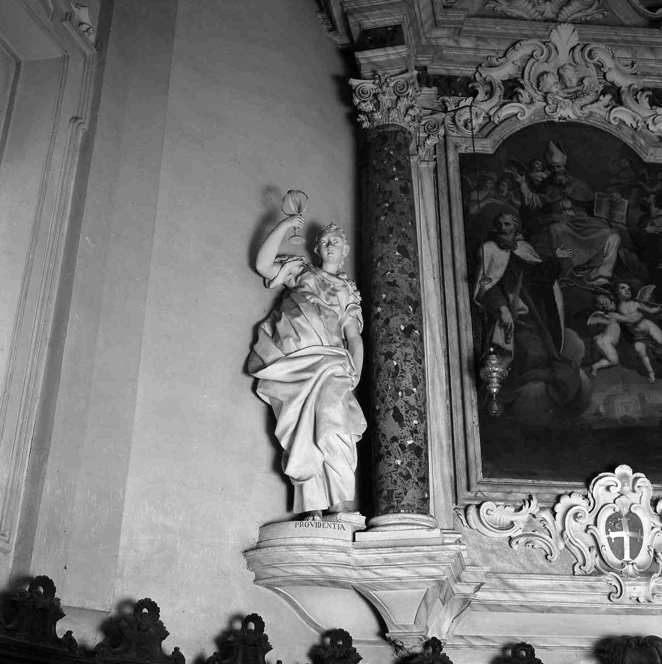 Provvidenza/ Vigilanza (scultura) di Carboni Antonio (sec. XVIII)