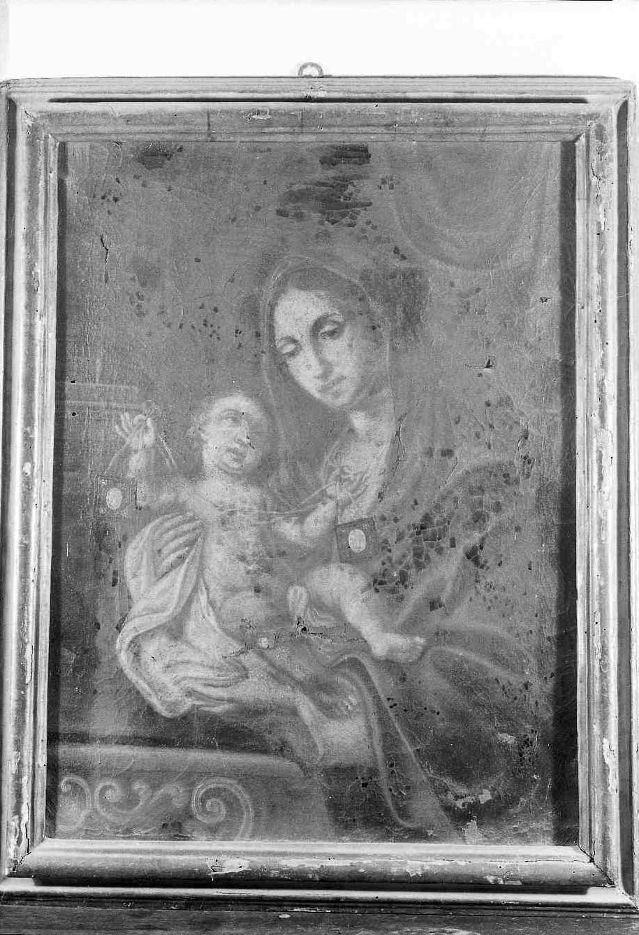 Madonna del Carmelo (dipinto) di Oltramari Melchiorre (seconda metà sec. XVIII)