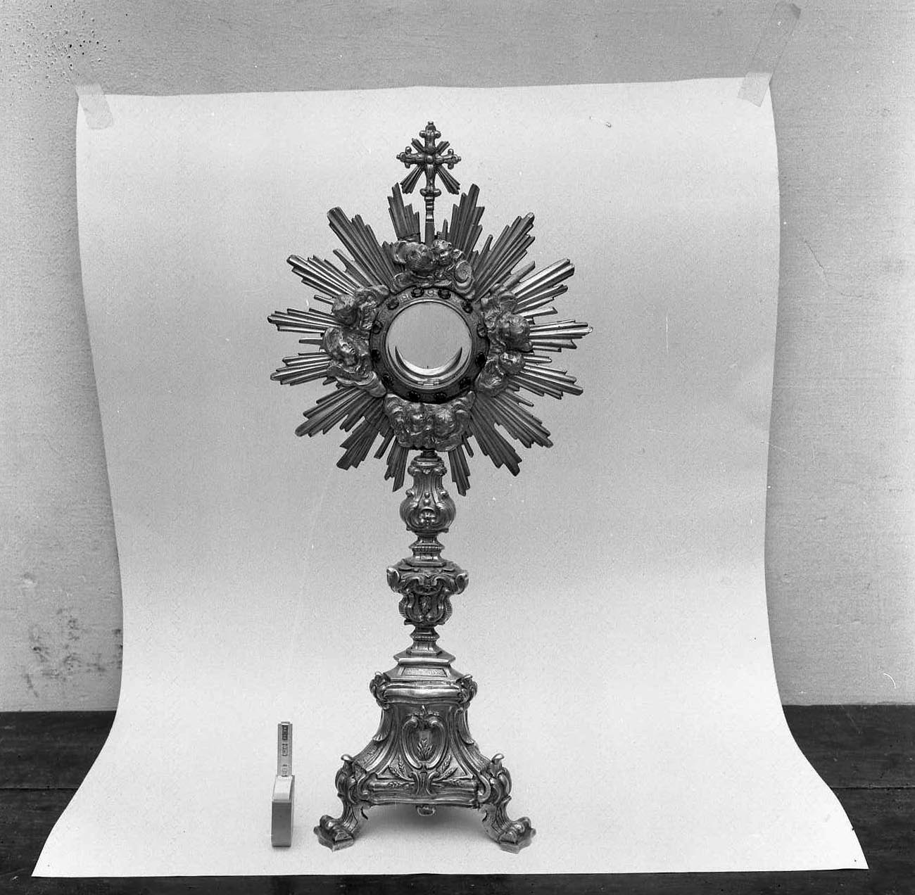 ostensorio - bottega italiana (seconda metà sec. XVIII)