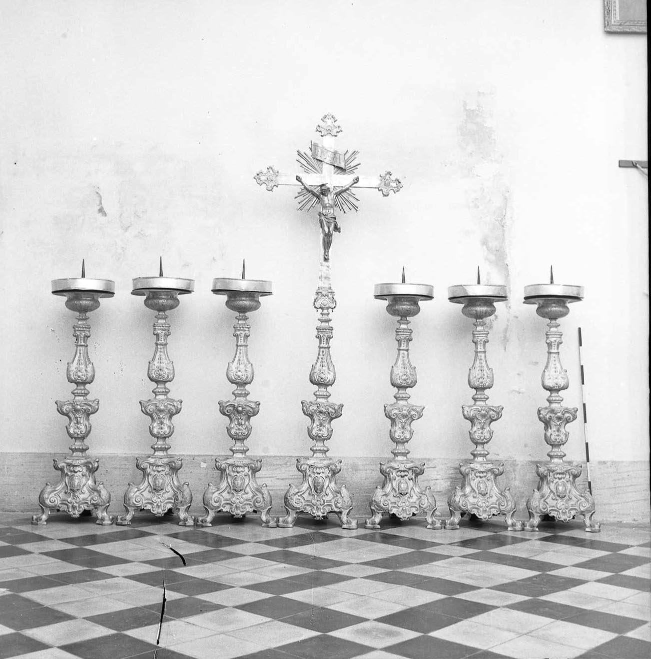 servizio d'altare - bottega italiana (sec. XVIII)