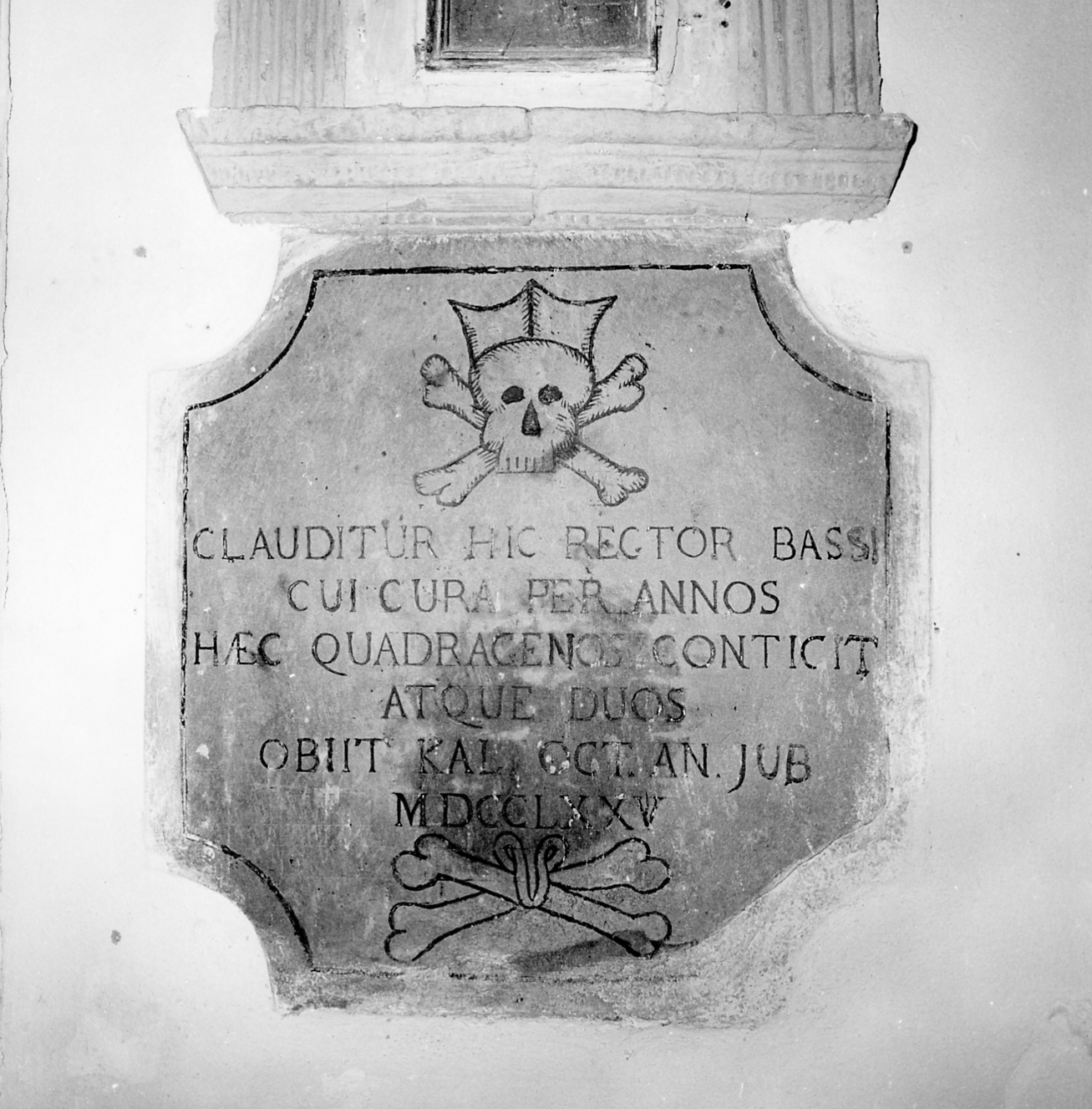 lapide tombale - bottega romagnola (sec. XVIII)