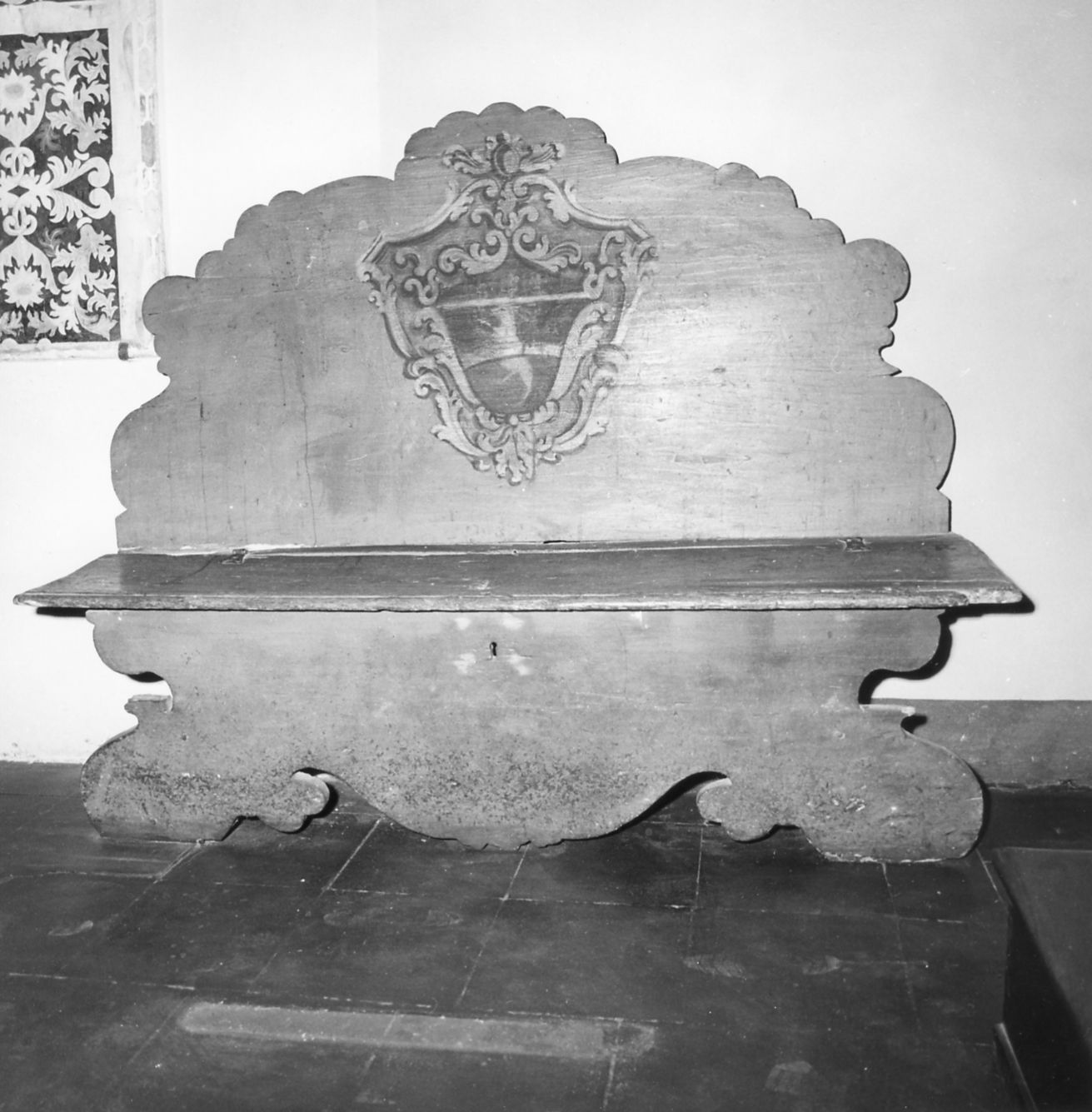 cassapanca - bottega romagnola (sec. XVIII)