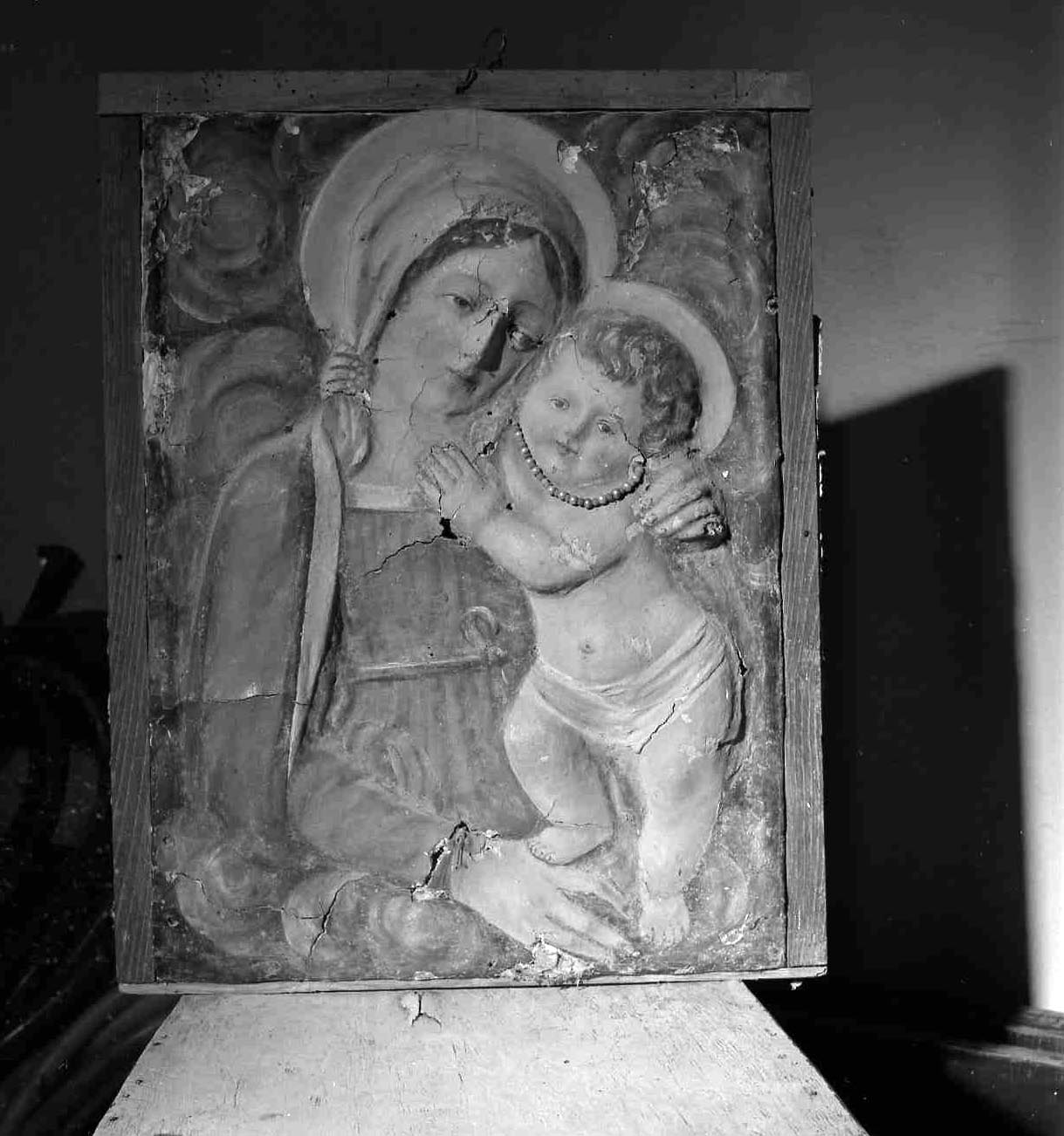 Madonna con Bambino (rilievo) - bottega romagnola (sec. XVII)
