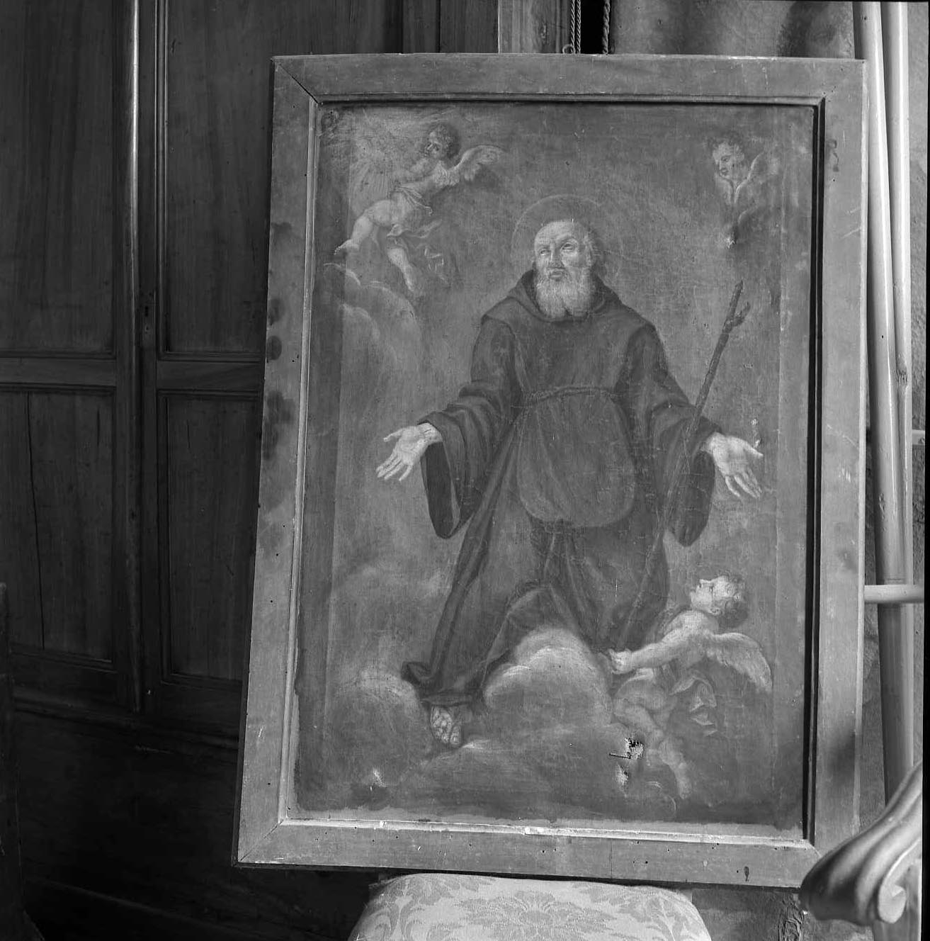 San Francesco da Paola (dipinto) di Dirani Francesco (sec. XVIII)