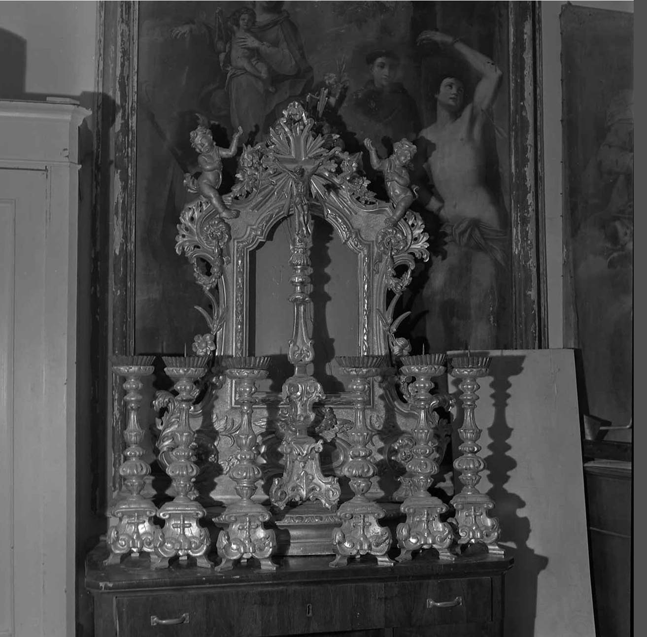 candeliere - bottega romagnola (sec. XVII)