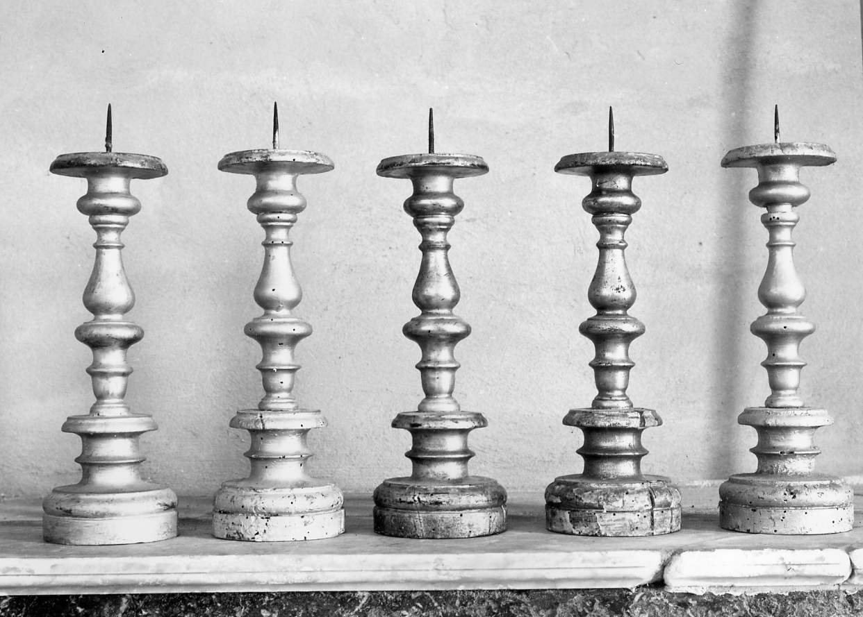 candeliere - bottega italiana (secc. XVI/ XVII)