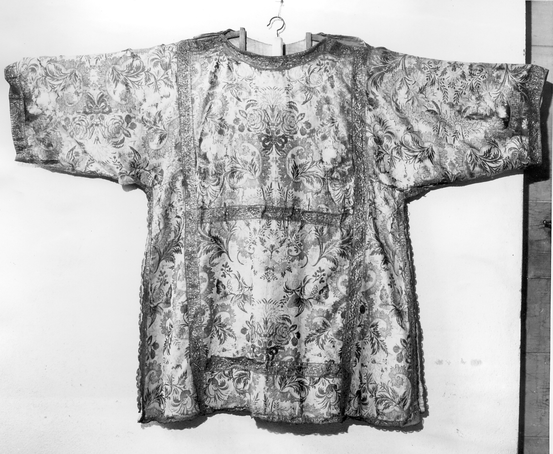 tunicella - manifattura italiana (secc. XVII/ XVIII)