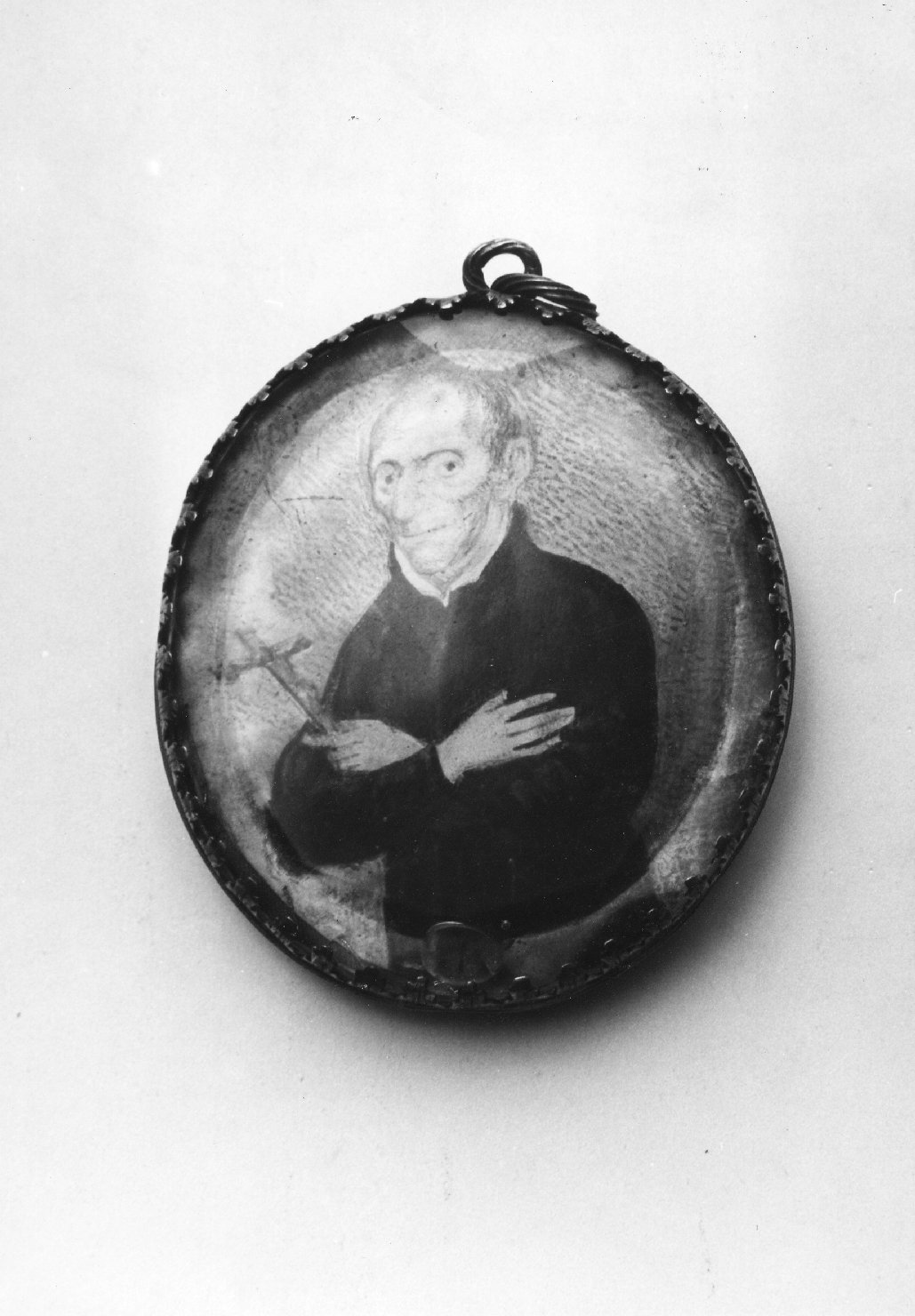 San Francesco Saverio (reliquiario - a medaglione) - ambito emiliano-romagnolo (?) (sec. XVII)