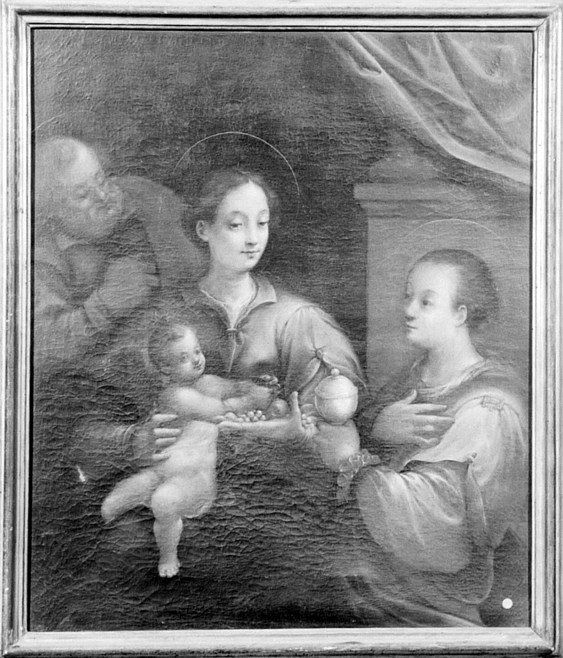 Madonna con Bambino, santa Lucia e angeli (dipinto) - ambito bolognese (inizio sec. XVII)